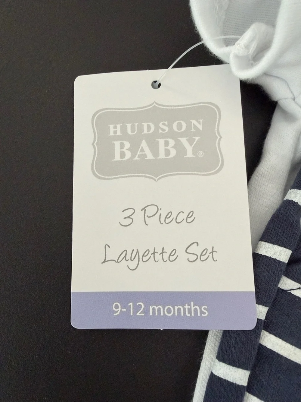 Hudson Baby White & Navy Lobster 